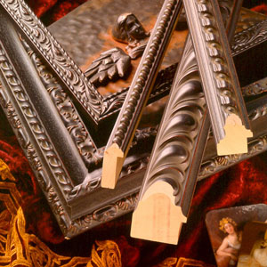 oranate carved wooden frames